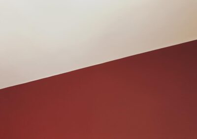 Red wall painting, Dubai move-out
